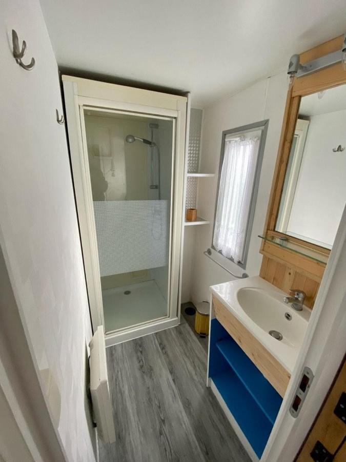 Mobilhome Emplacement 21 Biville-sur-Mer Exteriér fotografie