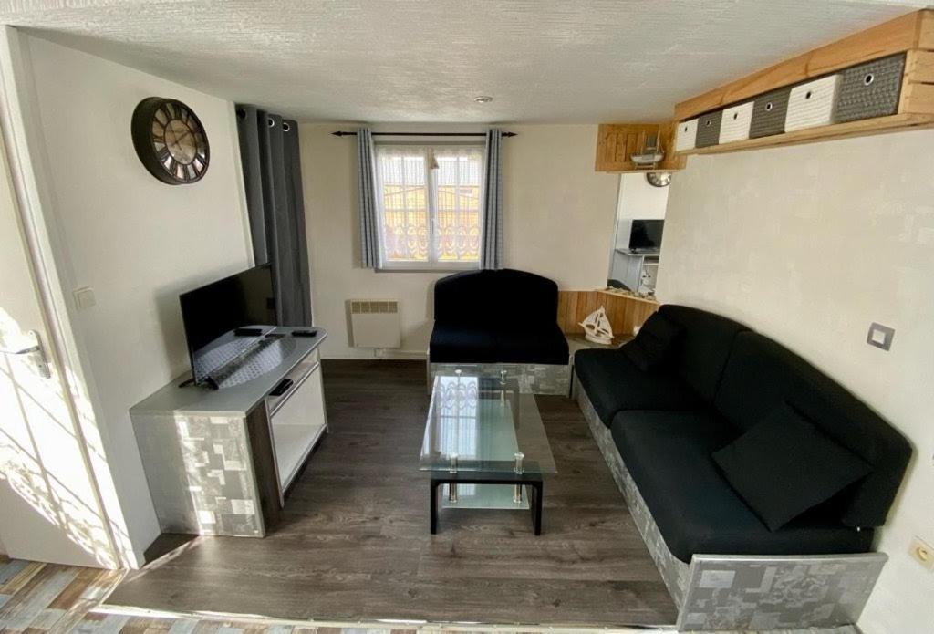 Mobilhome Emplacement 21 Biville-sur-Mer Exteriér fotografie