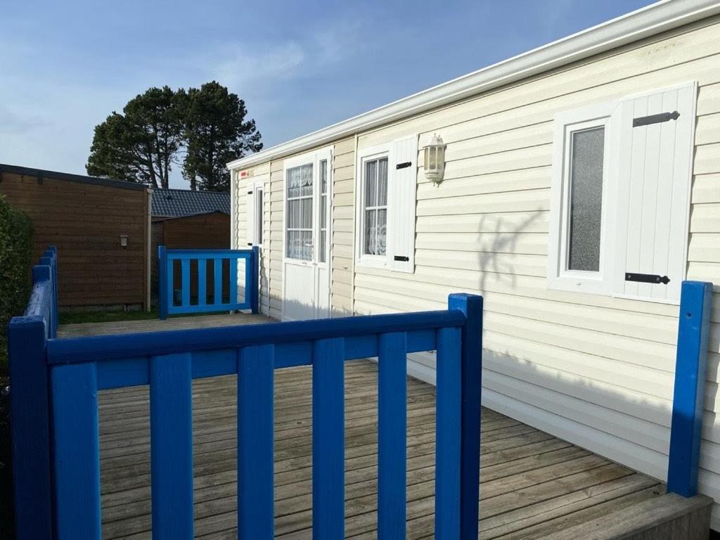 Mobilhome Emplacement 21 Biville-sur-Mer Exteriér fotografie